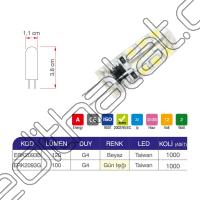 Erk  2W -  12V G4 AC-DC Kapsül Ampul