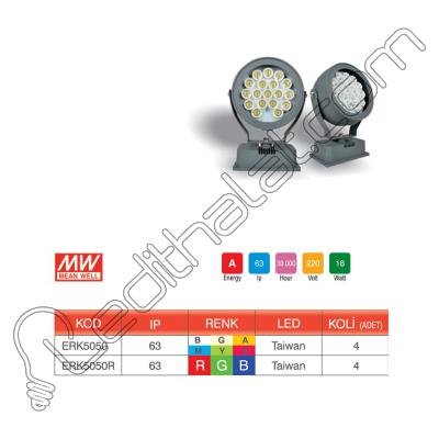 Erk 18 Led 18 Watt Led Armatür