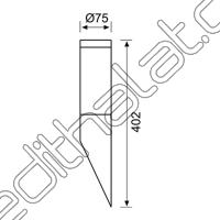 Jüpiter JG821 SS Bahçe Armatürü