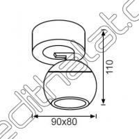 Jüpiter LC475 Dekoratif Led Tavan Armatürü