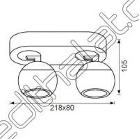 Jüpiter LC476 Dekoratif Led Tavan Armatürü