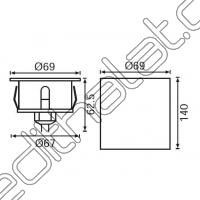 Jüpiter LG977 Led Deck Armatürü