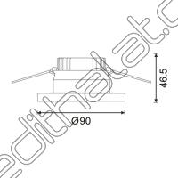 Jüpiter LS595 Dekoratif Led Spot Armatür Beyaz Işık