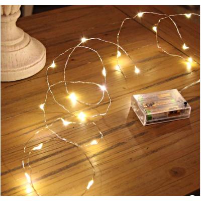 5 Metre 50 Led'li Telli Pilli Günışığı İp Peri Led Süs