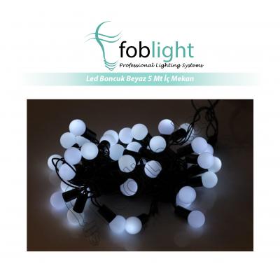 Led Boncuk Beyaz 5 Mt İç Mekan