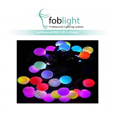Led Boncuk RGB 5 Mt İç Mekan