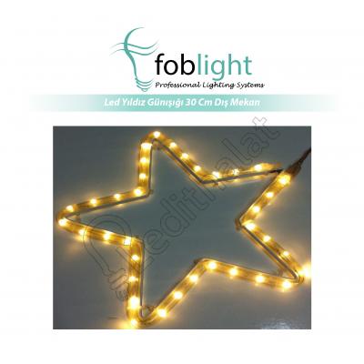 Led Yıldız Günışığı 30 Cm Dış Mekan