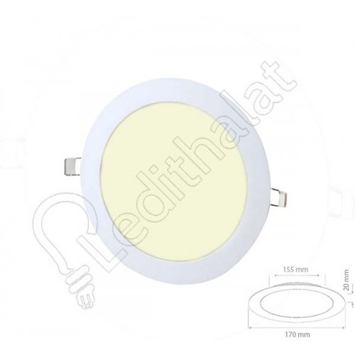 12 Watt Sıva Altı Yuvarlak 4000 Kelvin Led Panel