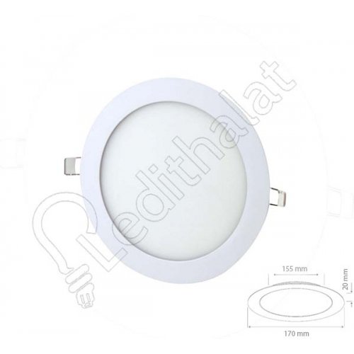 12 Watt Sıva Altı Yuvarlak Beyaz Işık Led Panel - 2 li