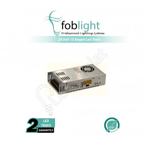 24 Volt 15 Amper Led Trafo