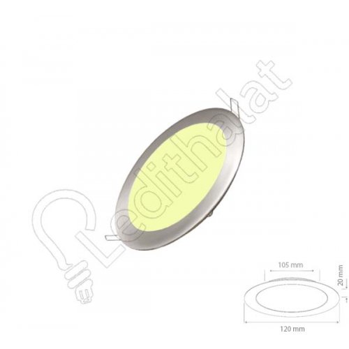 6 Watt Saten Kasa Sıva Altı Yuvarlak Gün Işığı Led Panel