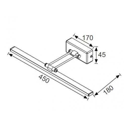 Jüpiter EV309 Dekoratif Led Tablo Aplik