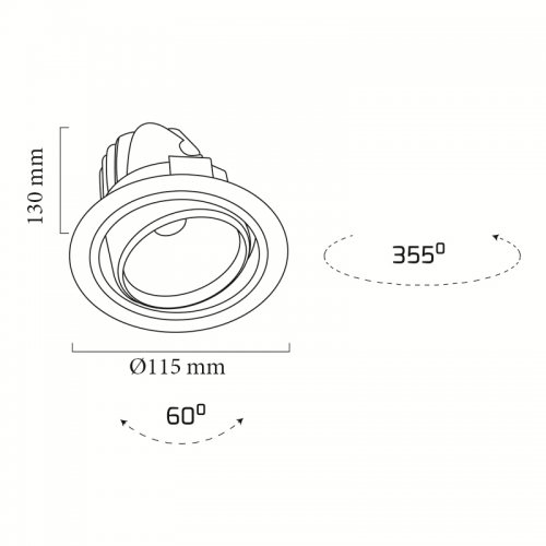 Goya GY-3034-12 14W Cob Ledli Mağaza Armatür