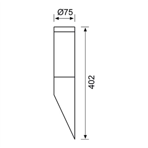 Jüpiter JG821 SS Bahçe Armatürü