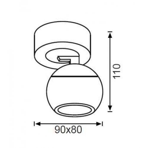 Jüpiter LC475 Dekoratif Led Tavan Armatürü