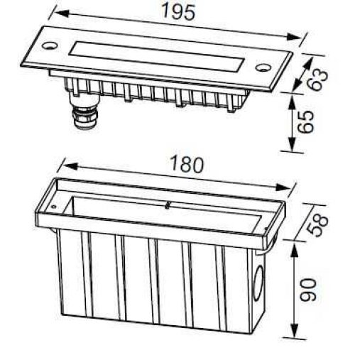 Jüpiter LG925 Led Gömme Bahçe Armatürü