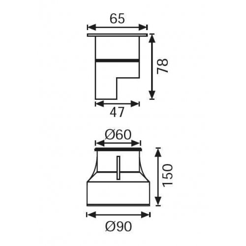 Jüpiter LG947 Led Gömme Bahçe Armatürü