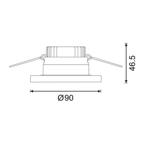 Jüpiter LS595 Dekoratif Led Spot Armatür Beyaz Işık