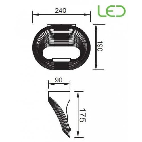 Jüpiter LW467 Dekoratif Led Aplik