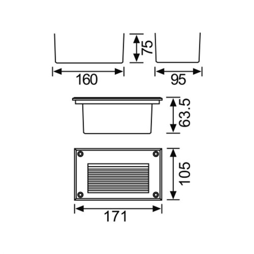 Jüpiter LW942 Led Duvar Armatürü